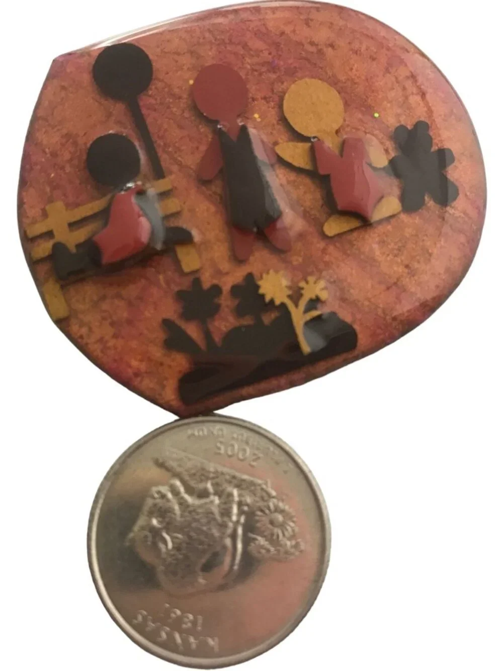 Lucinda People Pin Brooch, M52